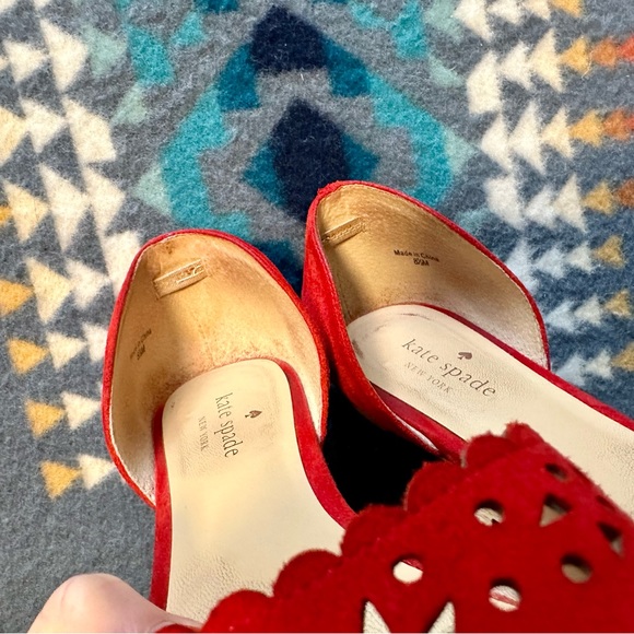 Kate spade suede slip on flats - Picture 5 of 5
